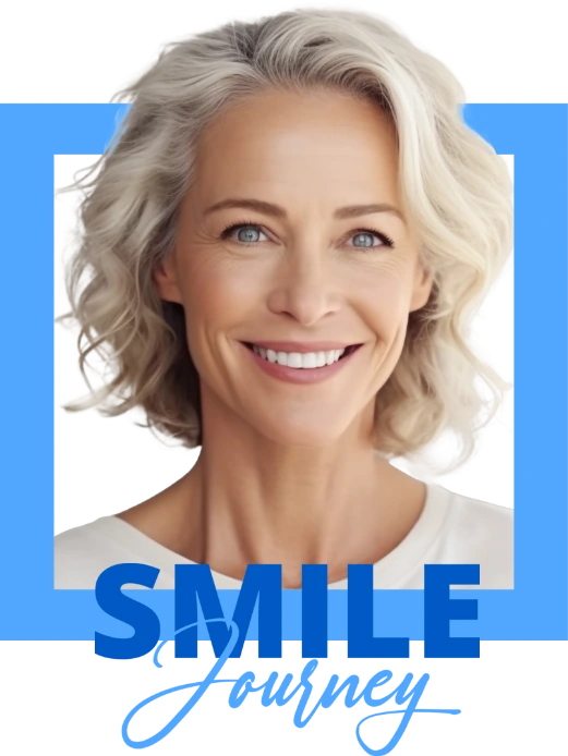 white woman with a beautiful smile